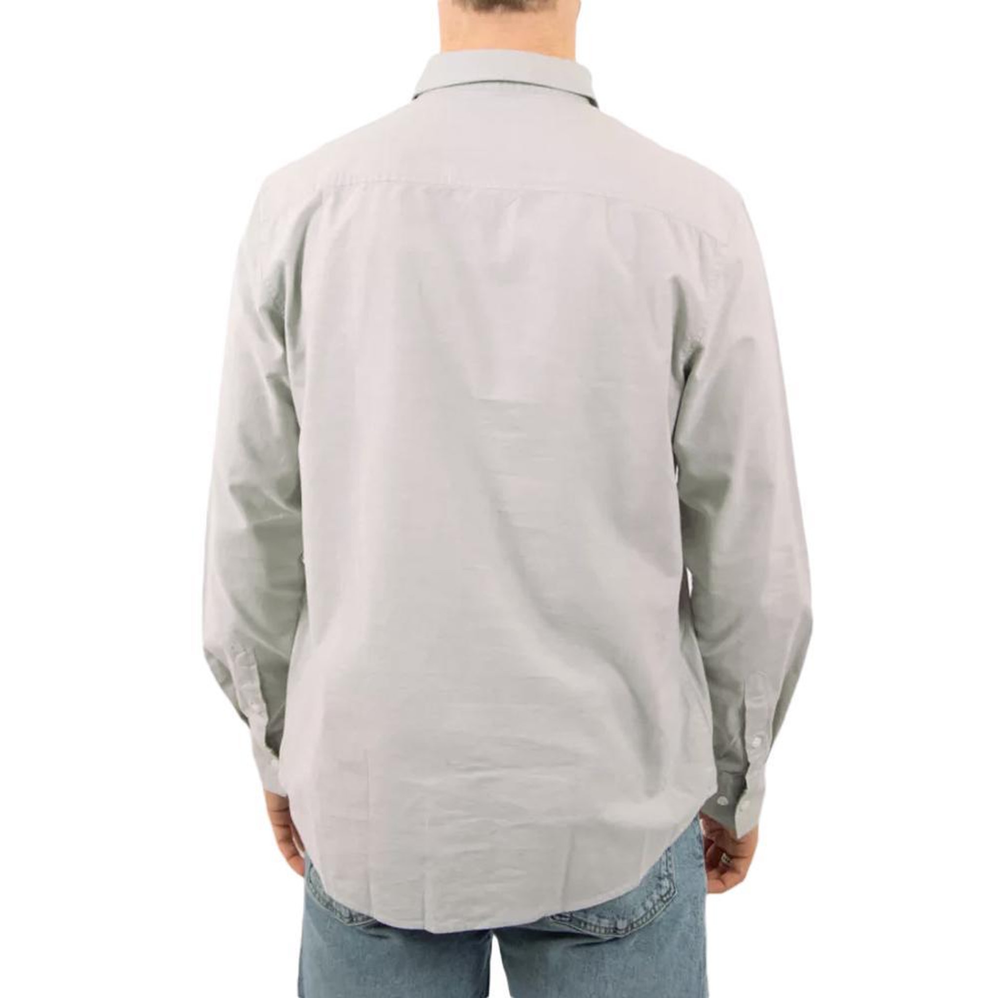 Voir la diapositive 2 : CALVIN KLEIN JEANS Chemise Beige Grisé Homme Calvin Klein Jeans Oxfords