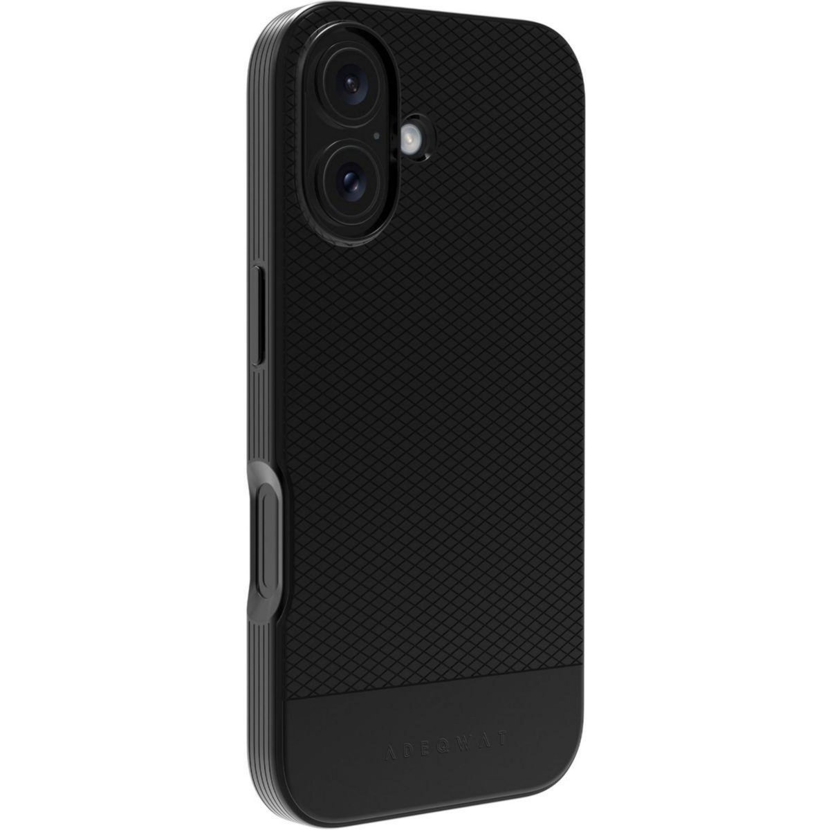 ADEQWAT Coque iPhone 16 Plus noir Soft protect
