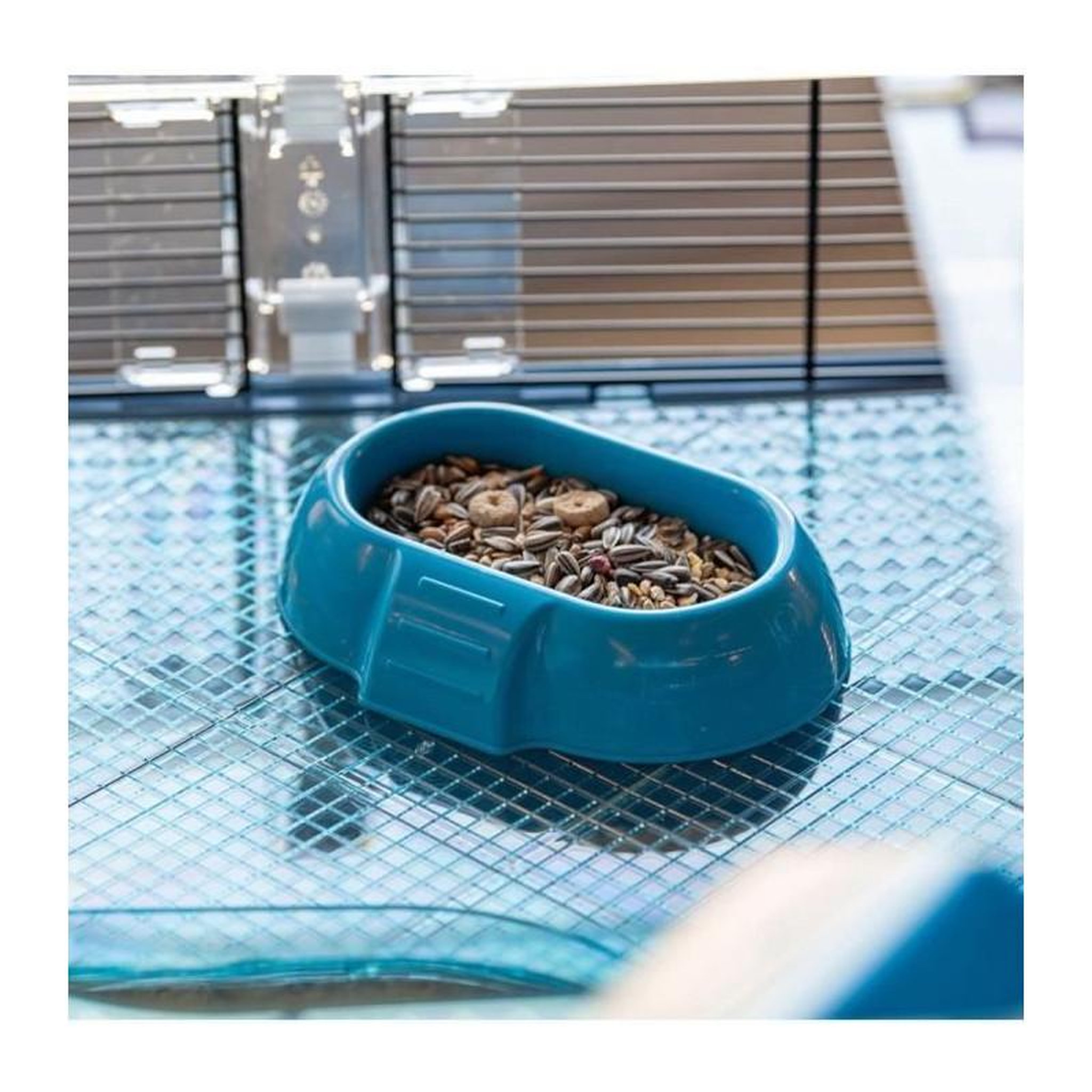 Voir la diapositive 6 : Ferplast Cage - FERPLAST - DUNA FUN LARGE - 3 étages - 71,5 x 46 x 41 cm - Bleu