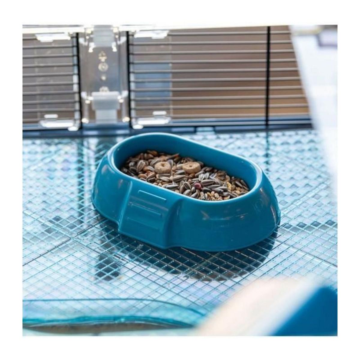 Ferplast Cage - FERPLAST - DUNA FUN LARGE - 3 étages - 71,5 x 46 x 41 cm - Bleu