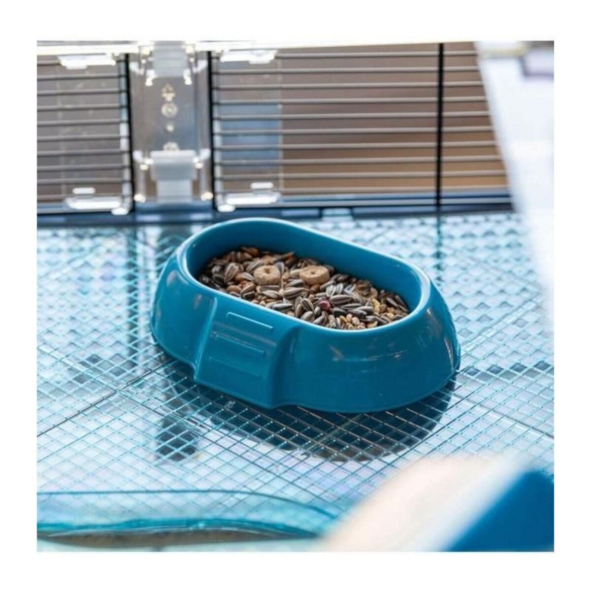 Ferplast Cage - FERPLAST - DUNA FUN LARGE - 3 étages - 71,5 x 46 x 41 cm - Bleu