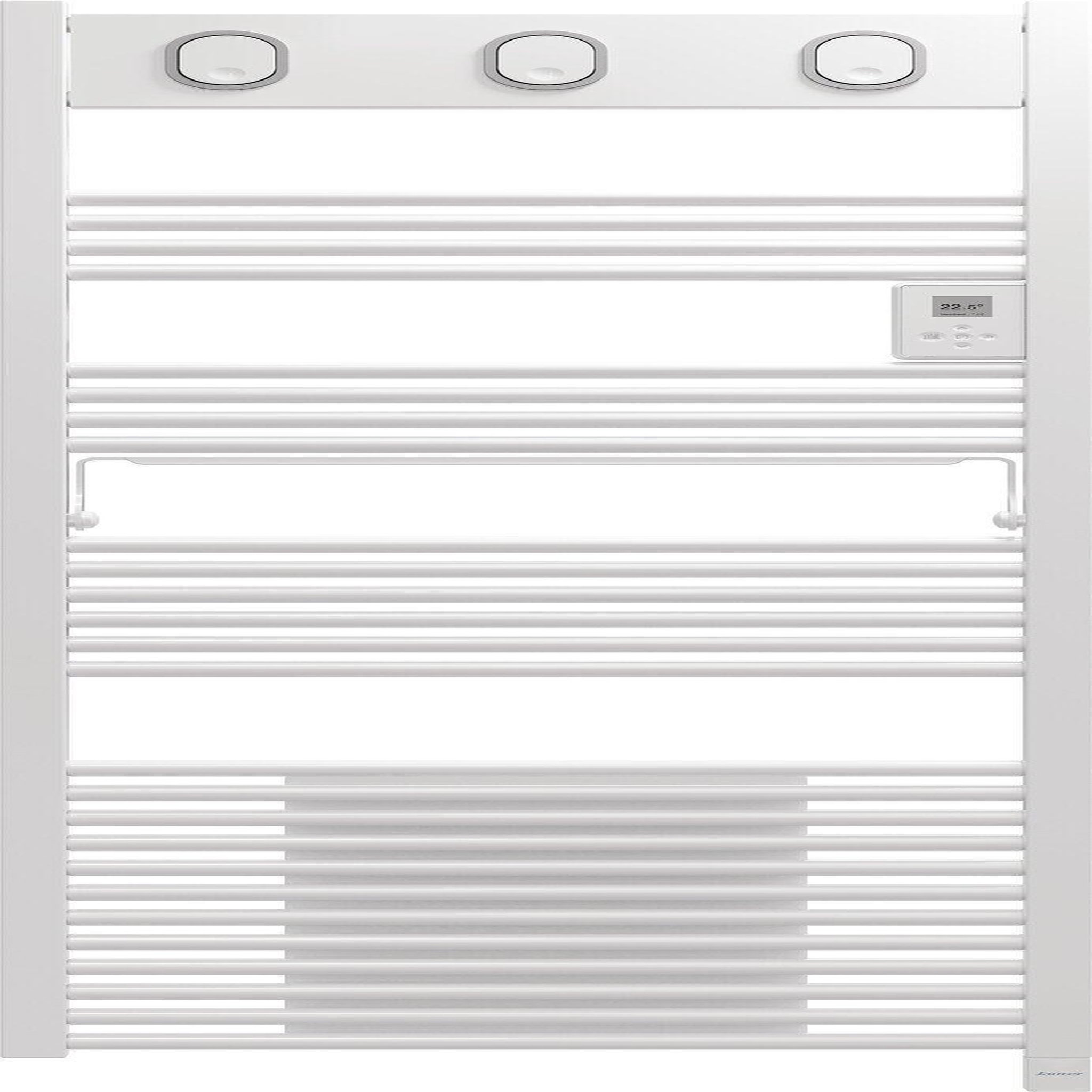 Sauter Sèche-serviettes électrique soufflant – MARAPI TACTILE BLANC - 1750 W – Vertical – Inertie fluide – Thermostat électronique – Écran digital