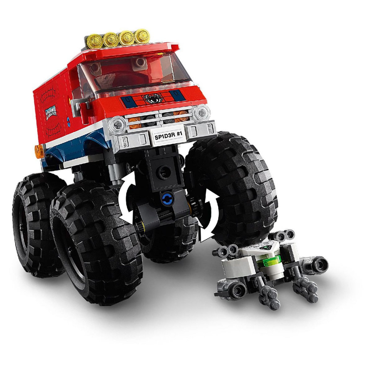 LEGO Marvel 76174 Le camion monstre de Spider-Man contre Mystério avec figurines