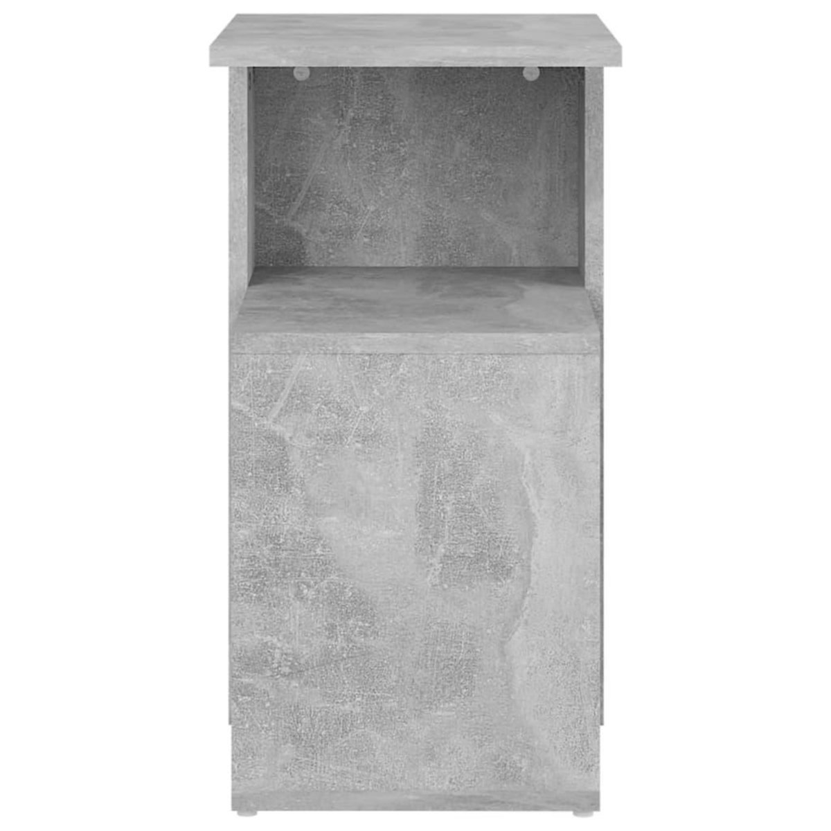 VIDAXL Table d'appoint Gris beton 36x30x56 cm Bois d'ingenierie