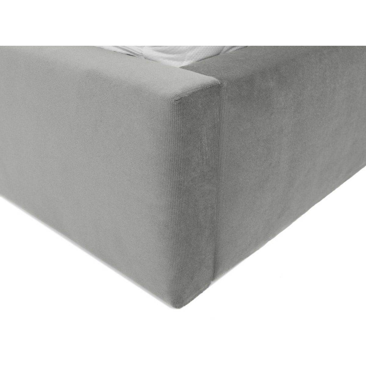 BEST MOBILIER Esmee - lit coffre - 180x200 cm - en velours - sommier inclus