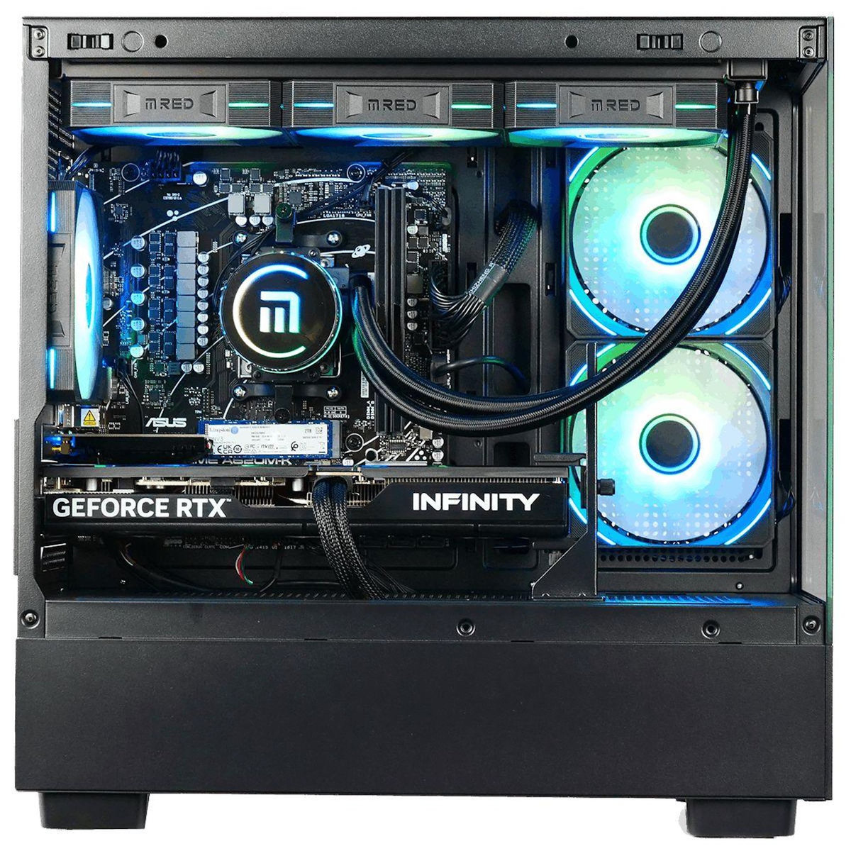 MRED PC Gamer AMD Ryzen 7 8700F – NVIDIA GeForce RTX 5070 – 32 Go RAM DDR5 – SSD 2 To - Sans OS