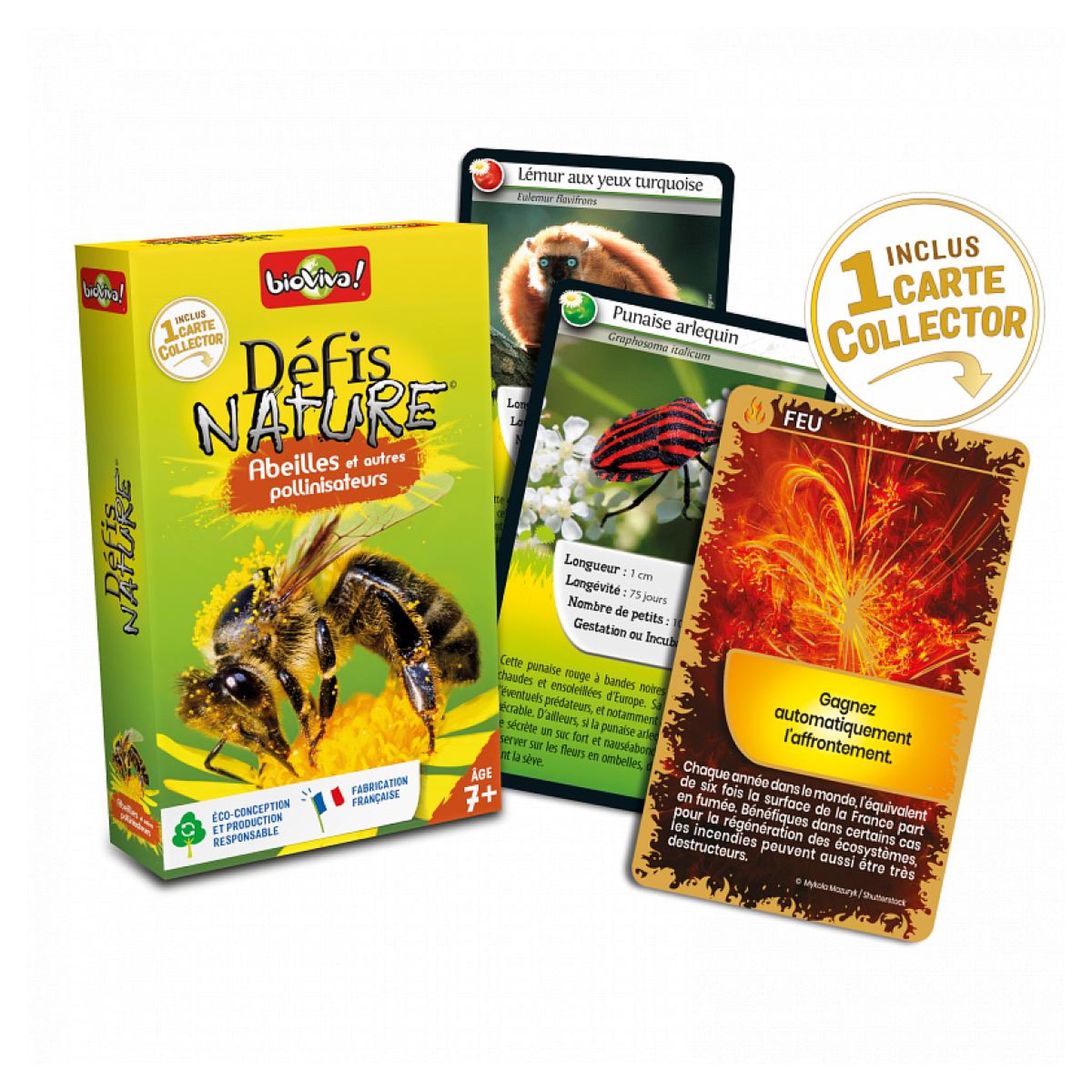 Voir la diapositive 2 : Bioviva Défis nature abeilles et autres pollinisateurs