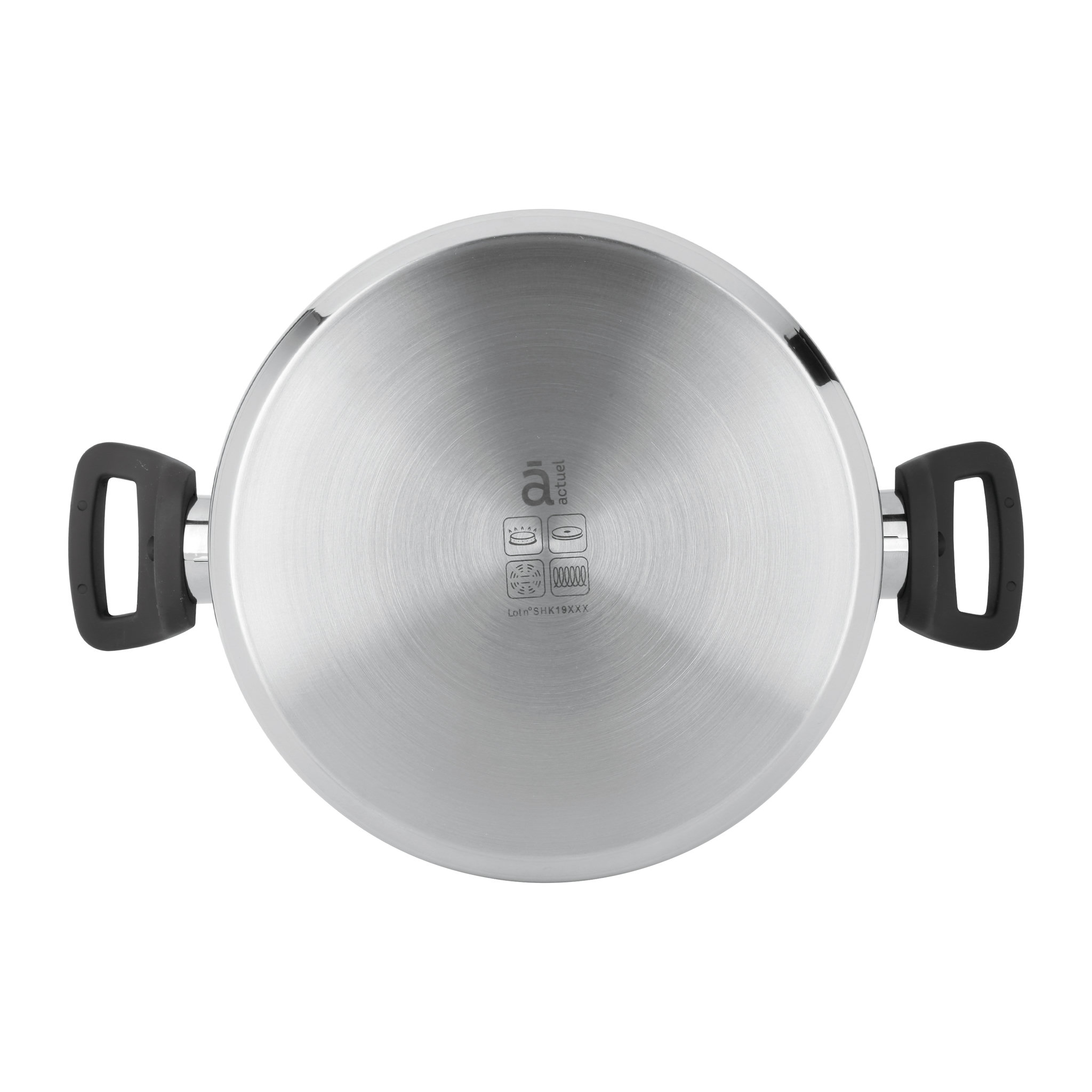 Voir la diapositive 3 : ACTUEL Marmite induction inox 20 cm - 2.5 litres