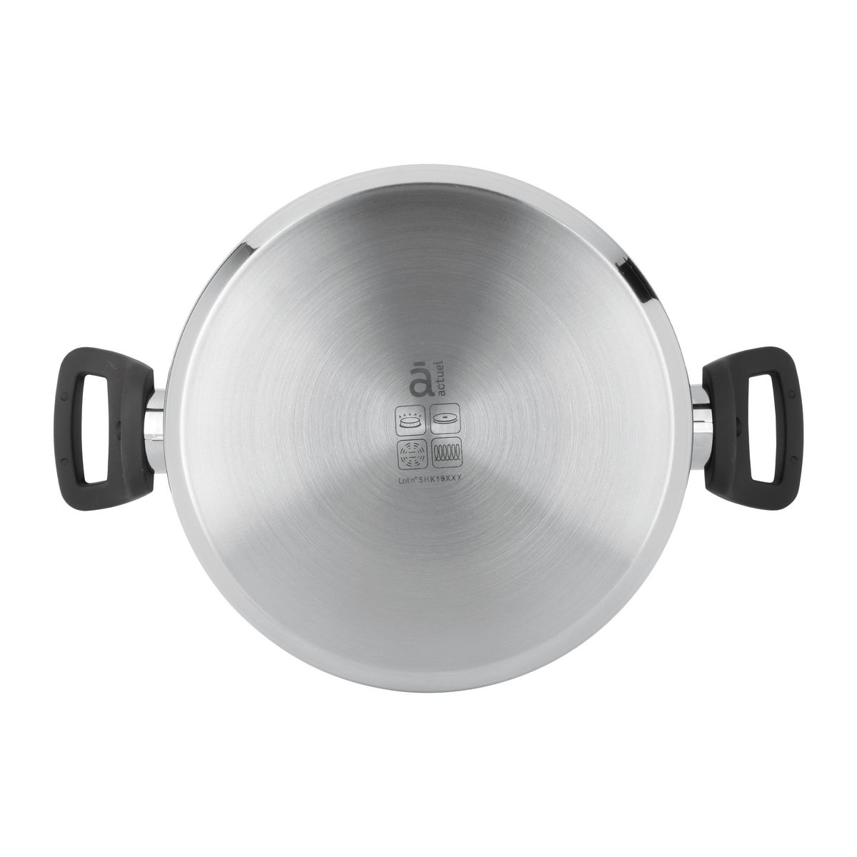 ACTUEL Marmite induction inox 20 cm - 2.5 litres