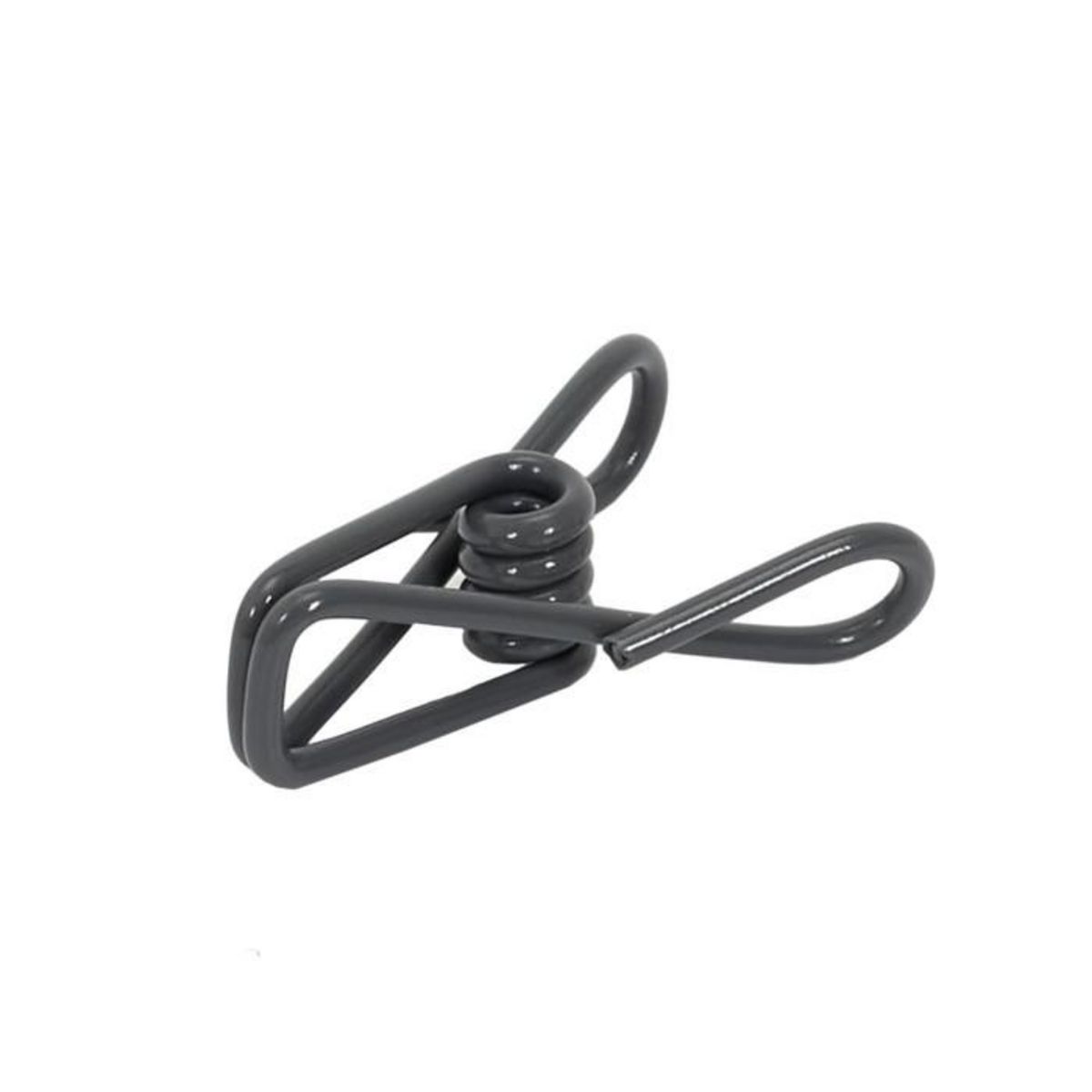 Paris Prix Lot de 9 Pinces  Ferme Sachet  10cm Gris