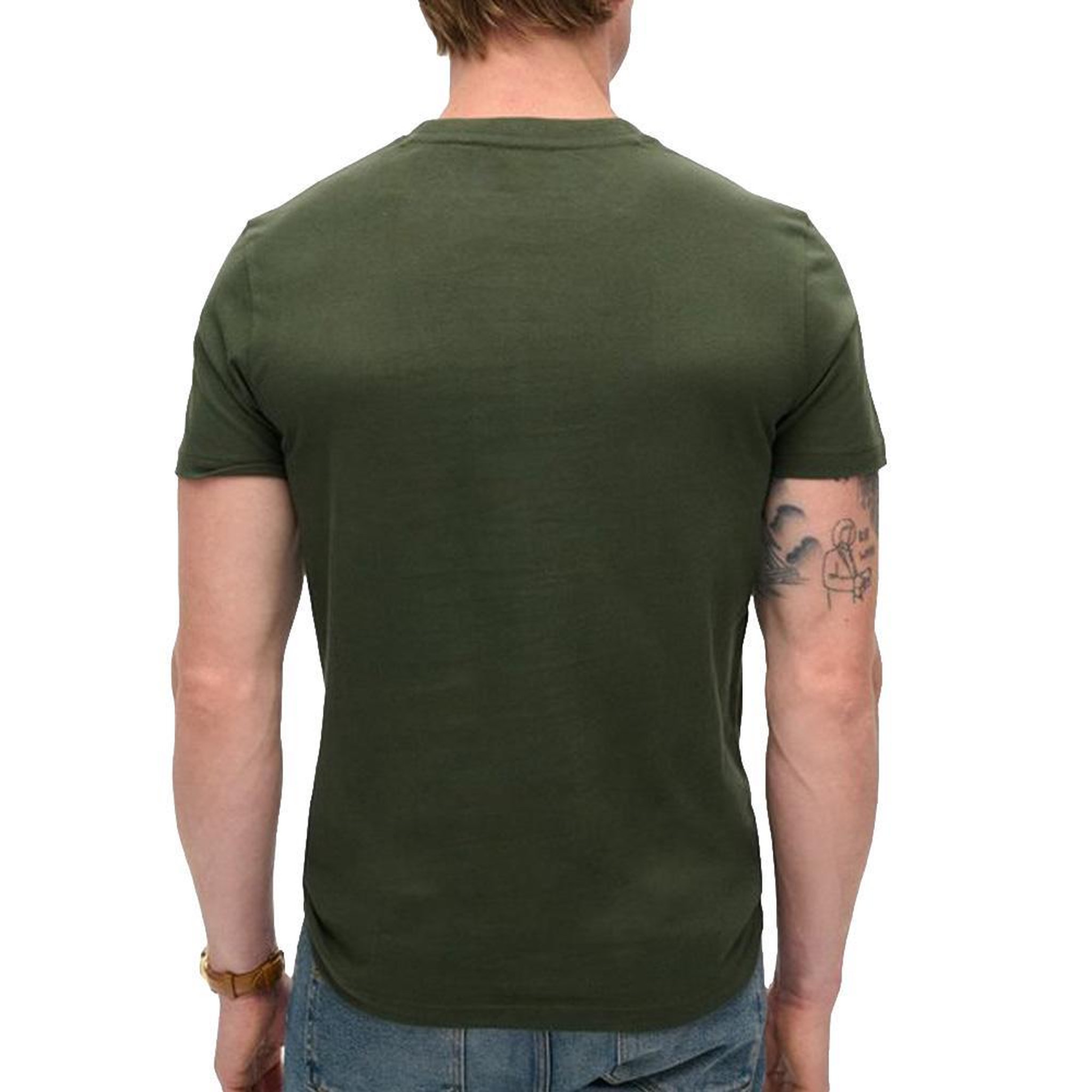 Voir la diapositive 2 : SUPERDRY T-Shirt Vert Homme Superdry Essential