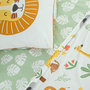 Voir la diapositive 3 : FUTURE HOME Parure de lit enfant lion réversible 140x200cm
