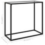 Voir la diapositive 6 : VIDAXL Table console Transparent 80x35x75 cm Verre trempe