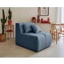 Voir la diapositive 6 : LISA DESIGN Caracas - canapé modulable d'angle droit - 5 places - en tissu