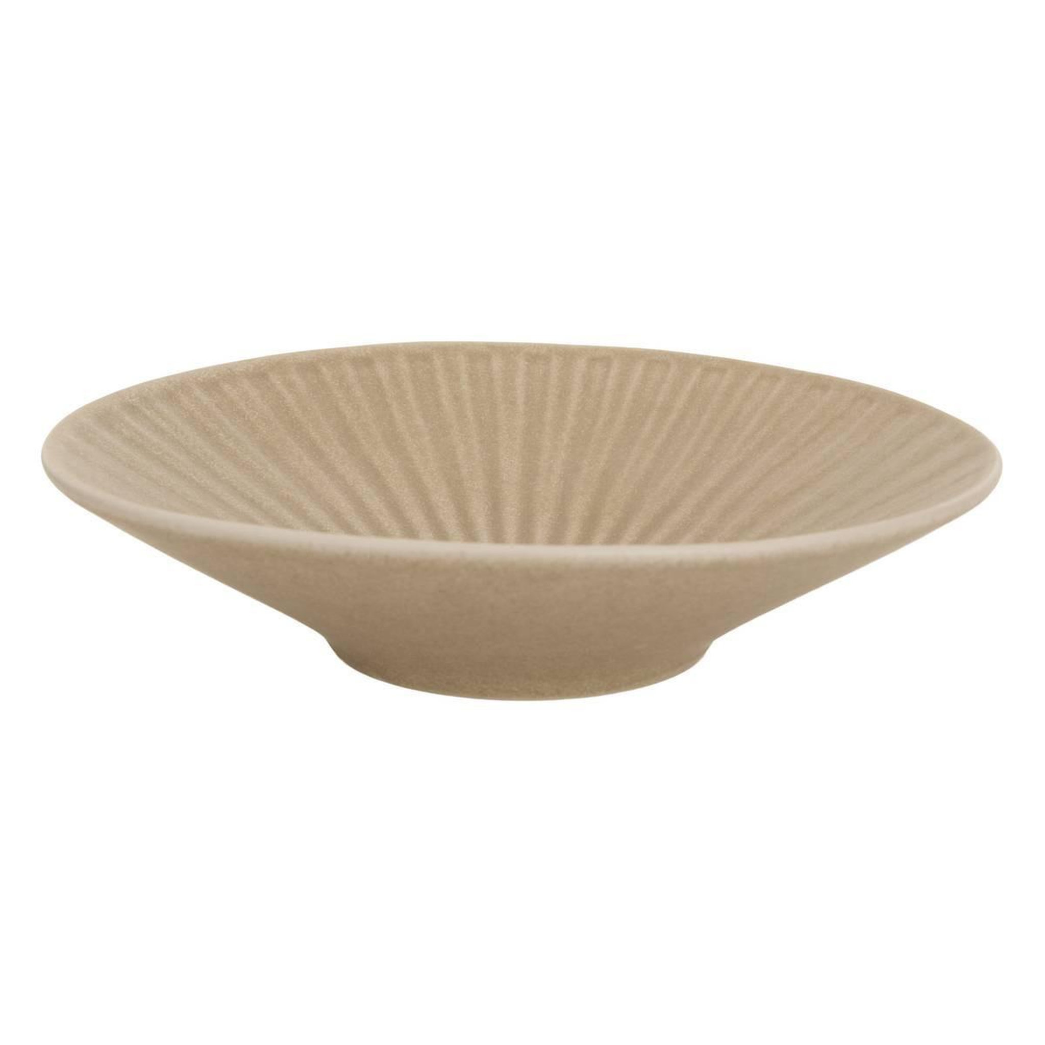 Voir la diapositive 2 : SECRET DE GOURMET Lot de 6 assiettes creuses  nyero  21cm beige