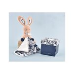 DOUDOU ET COMPAGNIE Bohaime Lapin marine avec boite