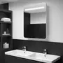 VIDAXL Armoire de salle de bain a miroir LED 60x11x80 cm