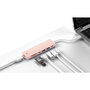 Voir la diapositive 4 : ESSENTIEL B Hub USB C 4 en 1 USB-C Rose - Vr