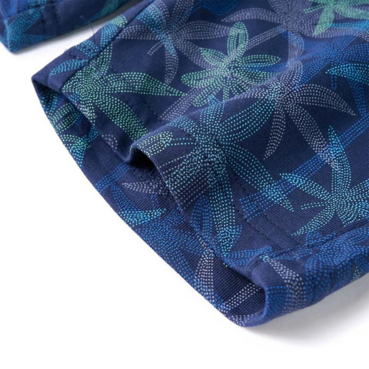 VIDAXL Short pour enfants avec cordon de serrage bleu marine 128