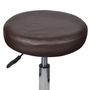Voir la diapositive 3 : VIDAXL Tabourets de bureau lot de 2 Marron 35,5x84 cm Similicuir