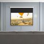 Voir la diapositive 2 : HOMCOM Écran de projection home-cinéma format 16:9 80 pouces 4K HD dim. 187L x 150H cm blanc