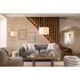 Voir la diapositive 6 : ATMOSPHERA Lampadaire droit en bouclette - H. 150 cm - Or