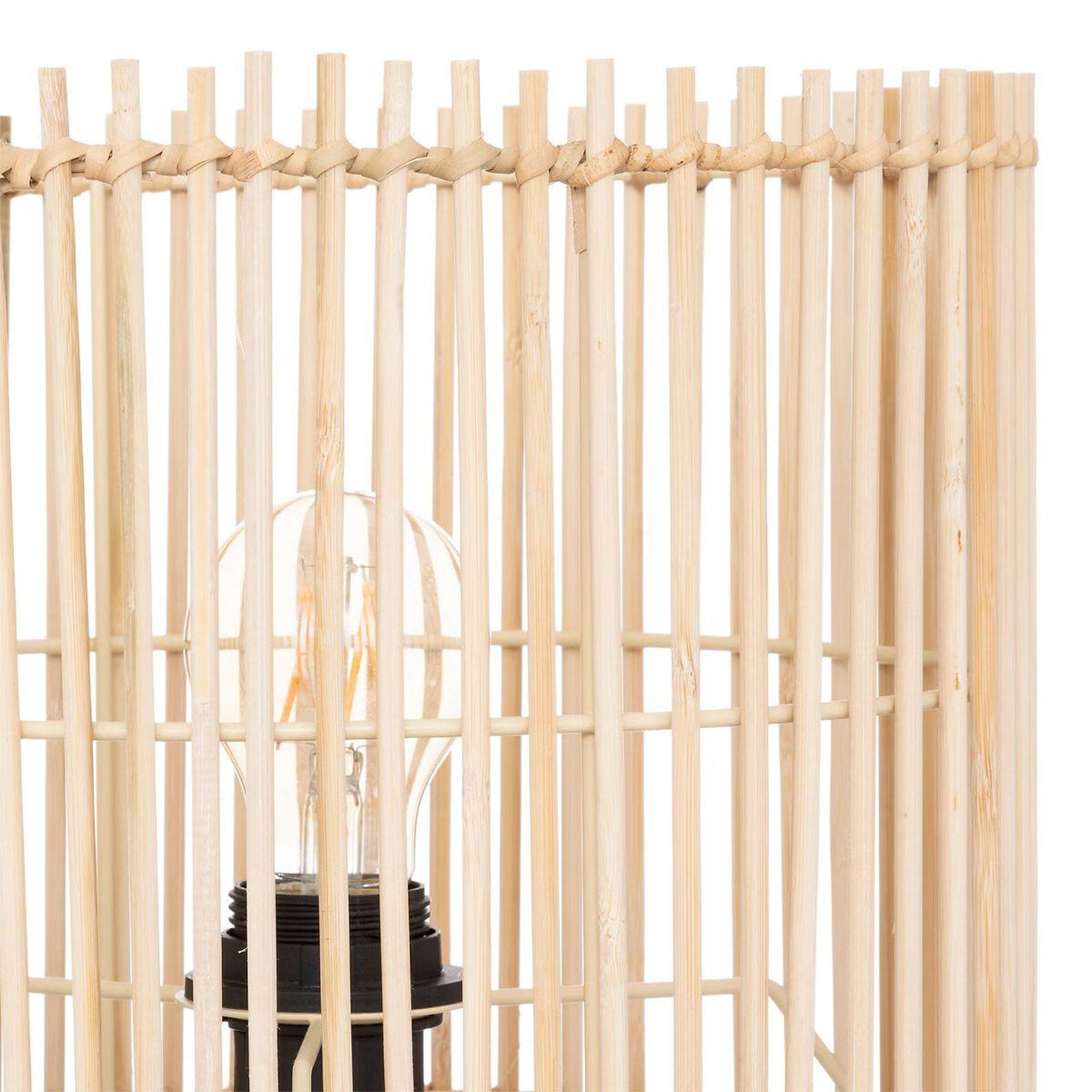 Voir la diapositive 2 : ATMOSPHERA Lampe à poser design  davys  48cm marron