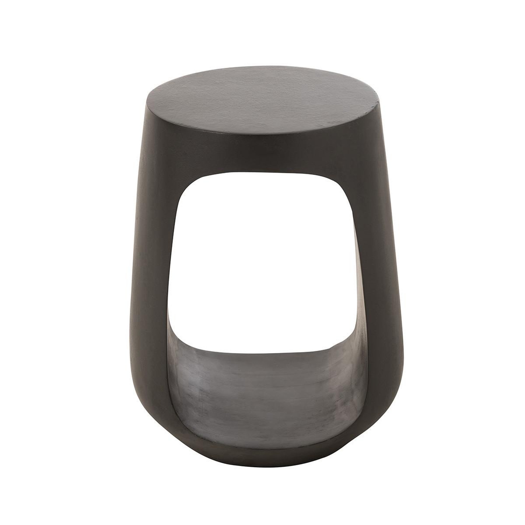Voir la diapositive 2 : J-LINE Table d'Appoint Design en Bois  Cave  46cm Noir