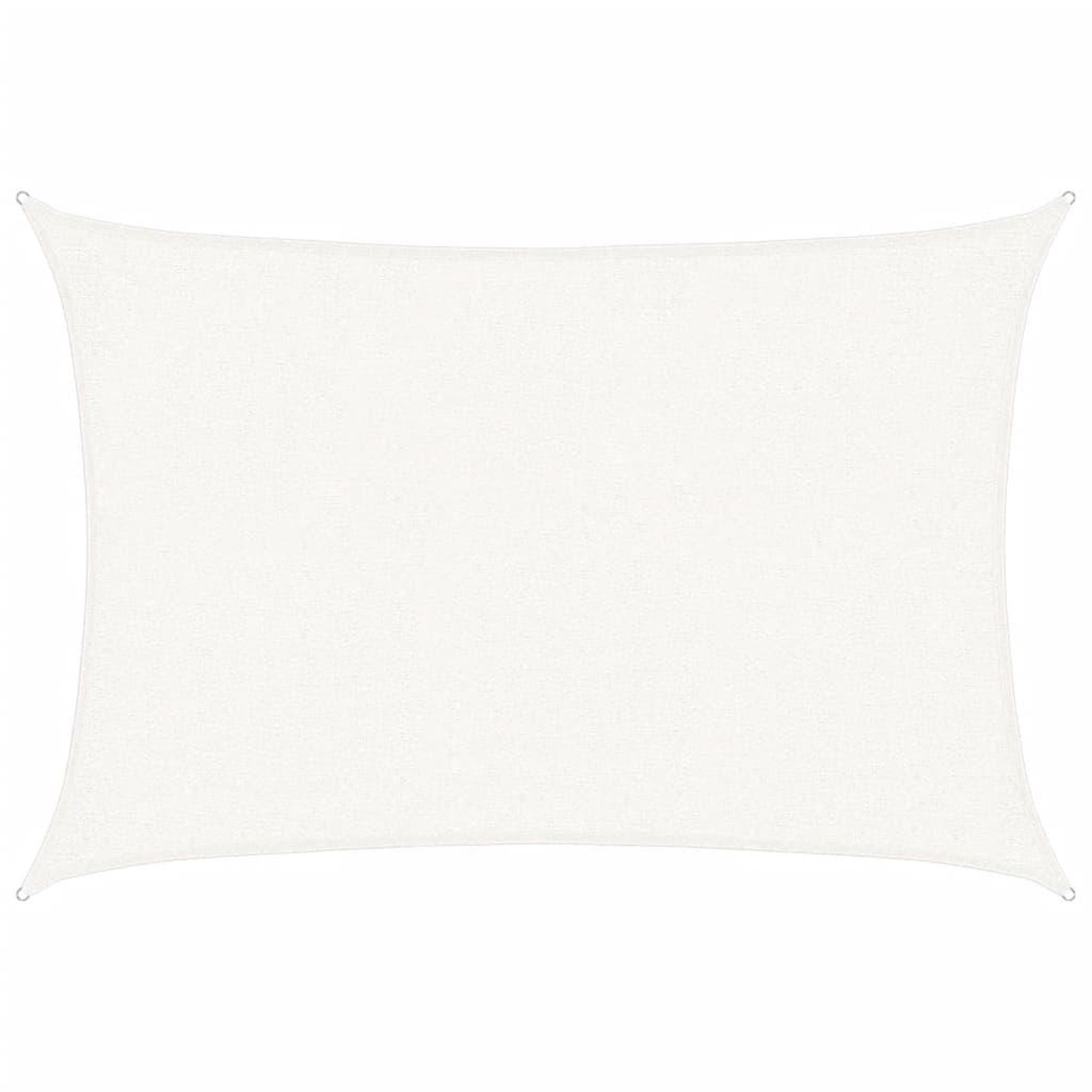 Voir la diapositive 2 : VIDAXL Voile d'ombrage 160 g/m^2 Blanc 2x2,5 m PEHD