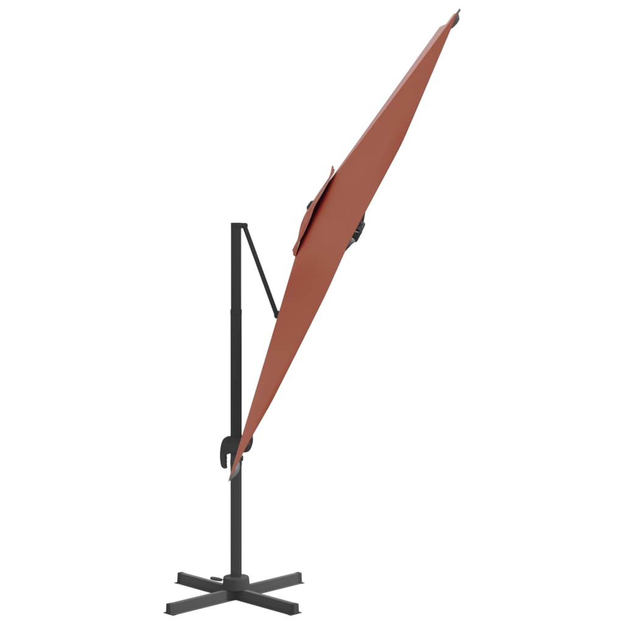 Voir la diapositive 4 : VIDAXL Parasol deporte avec mat en aluminium Terre cuite 400x300 cm