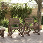 Voir la diapositive 3 : VIDAXL Chaises de jardin lot de 2 58x58x78,5 cm bois de sapin massif