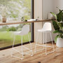 Voir la diapositive 2 : Rendez vous déco Lot de 2 chaises pour îlot central 65 cm blanches-Leni