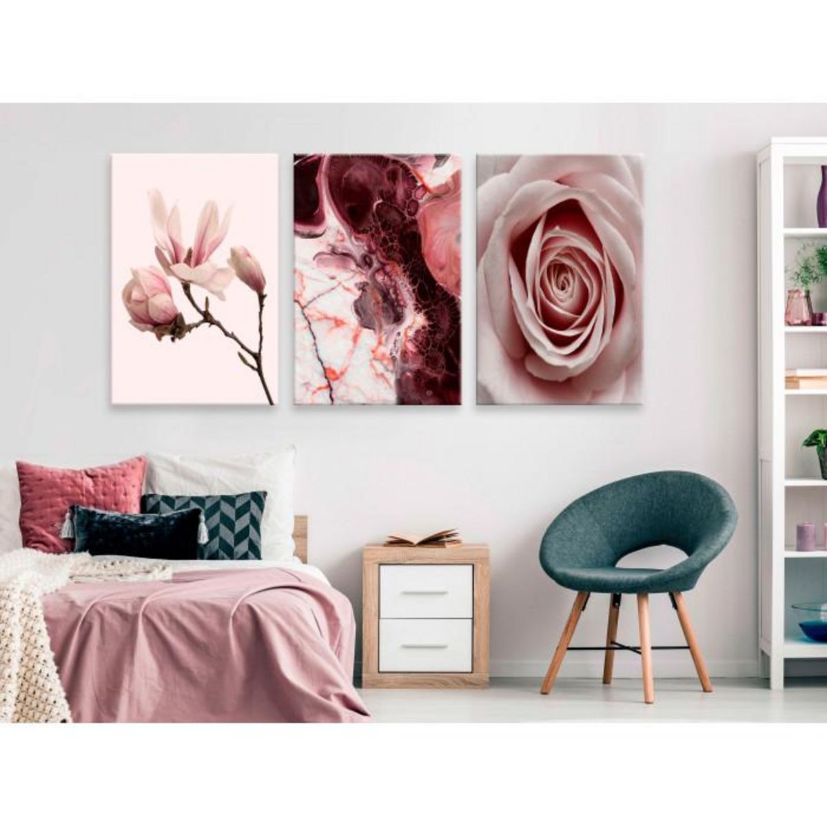 Paris Prix Tableau Imprimé  Vanilla Experience 3 Panneaux  60x120cm