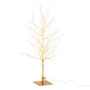 Voir la diapositive 2 : Paris Prix Arbre Déco Led en Métal  Dénudé  60cm Or