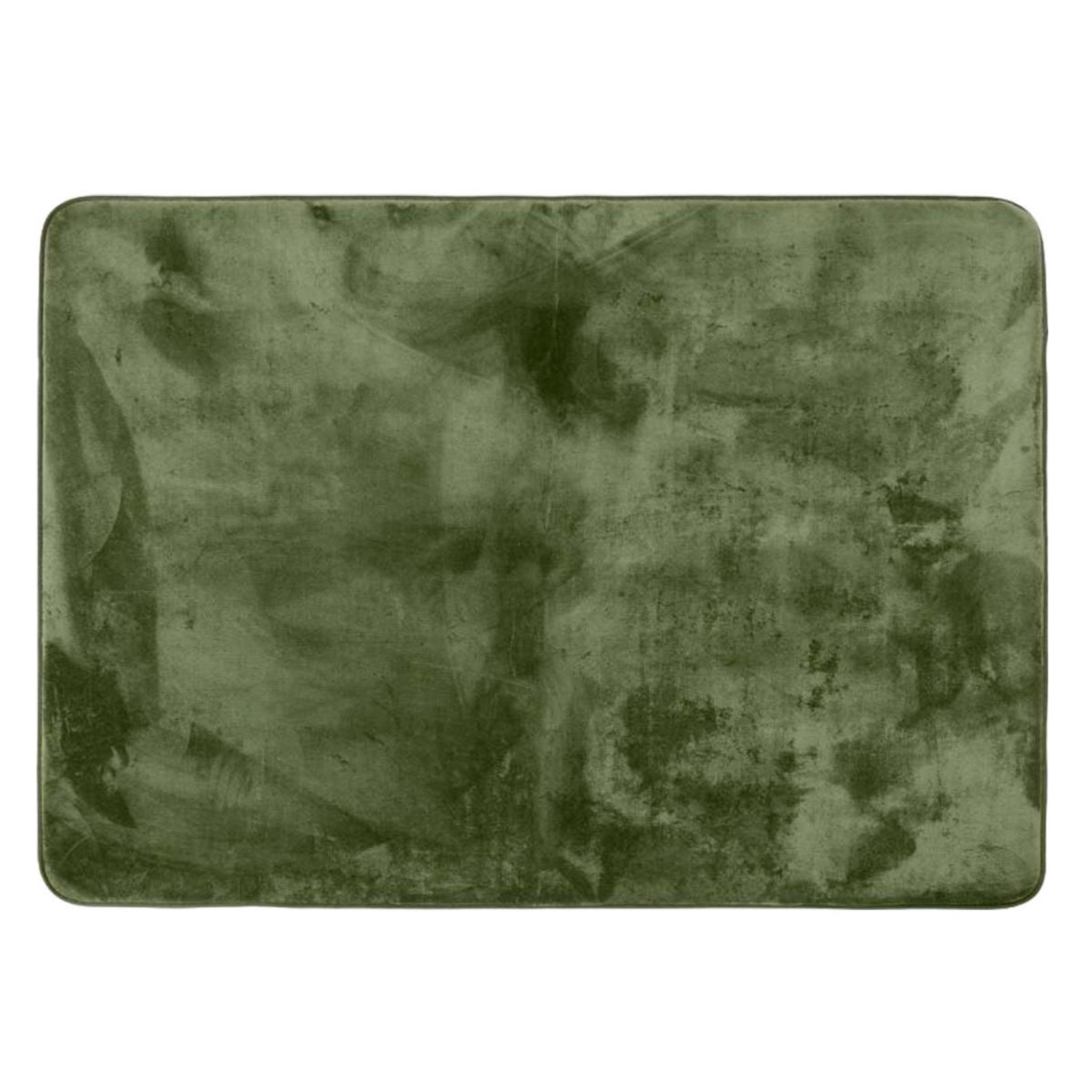 Voir la diapositive 1 : Douceur d'Intérieur Tapis uni en flanelle  flanou  120x170cm kaki