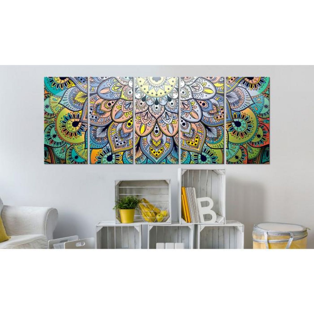 Paris Prix Tableau Imprimé  Mandala : Peacock's Tail