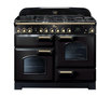 Voir la diapositive 1 : Falcon Piano de cuisson mixte DELUX110 MIXT NOIR LAITON