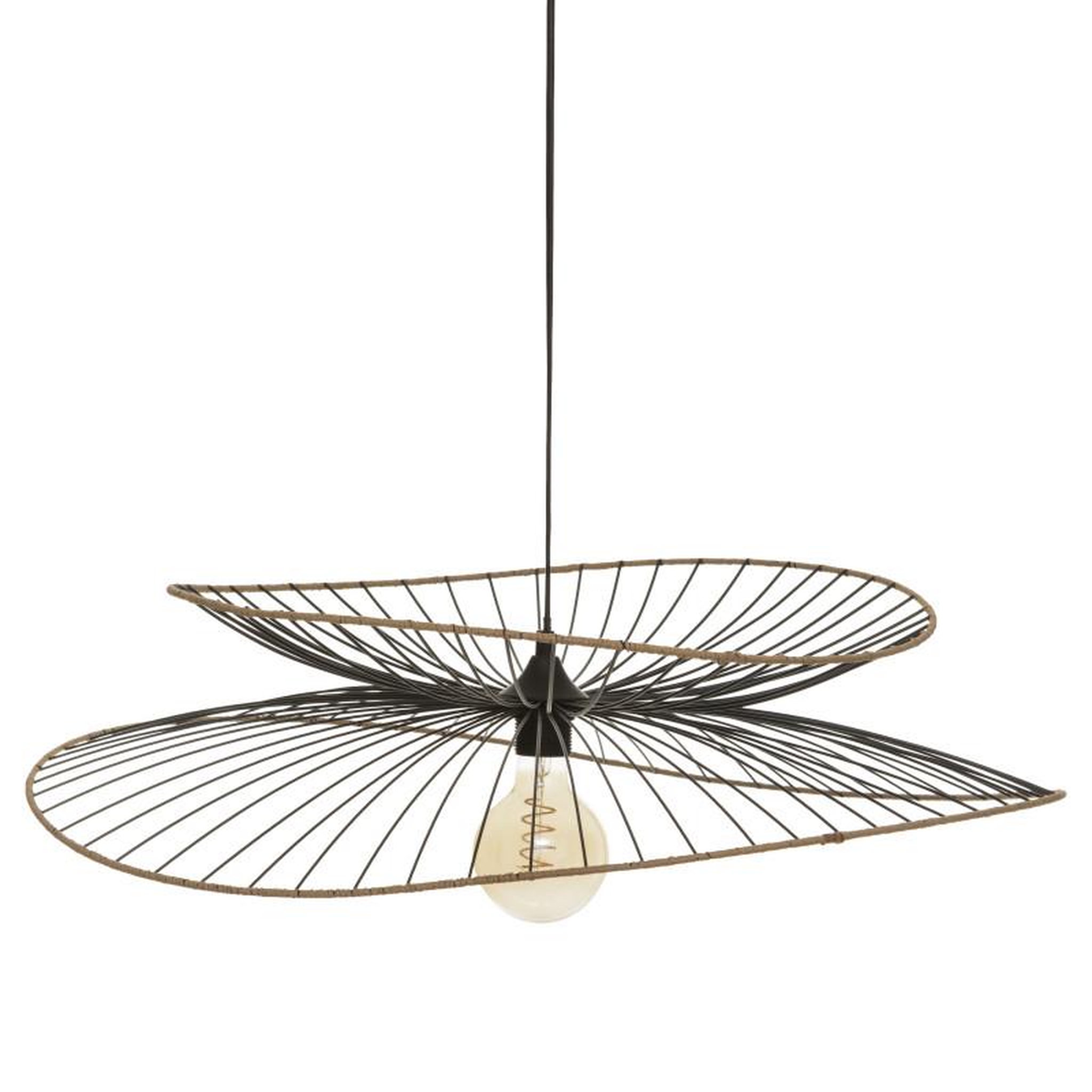 ATMOSPHERA Suspension filaire  alara  en métal noir diamètre 70 cm atmosphera - noir -
