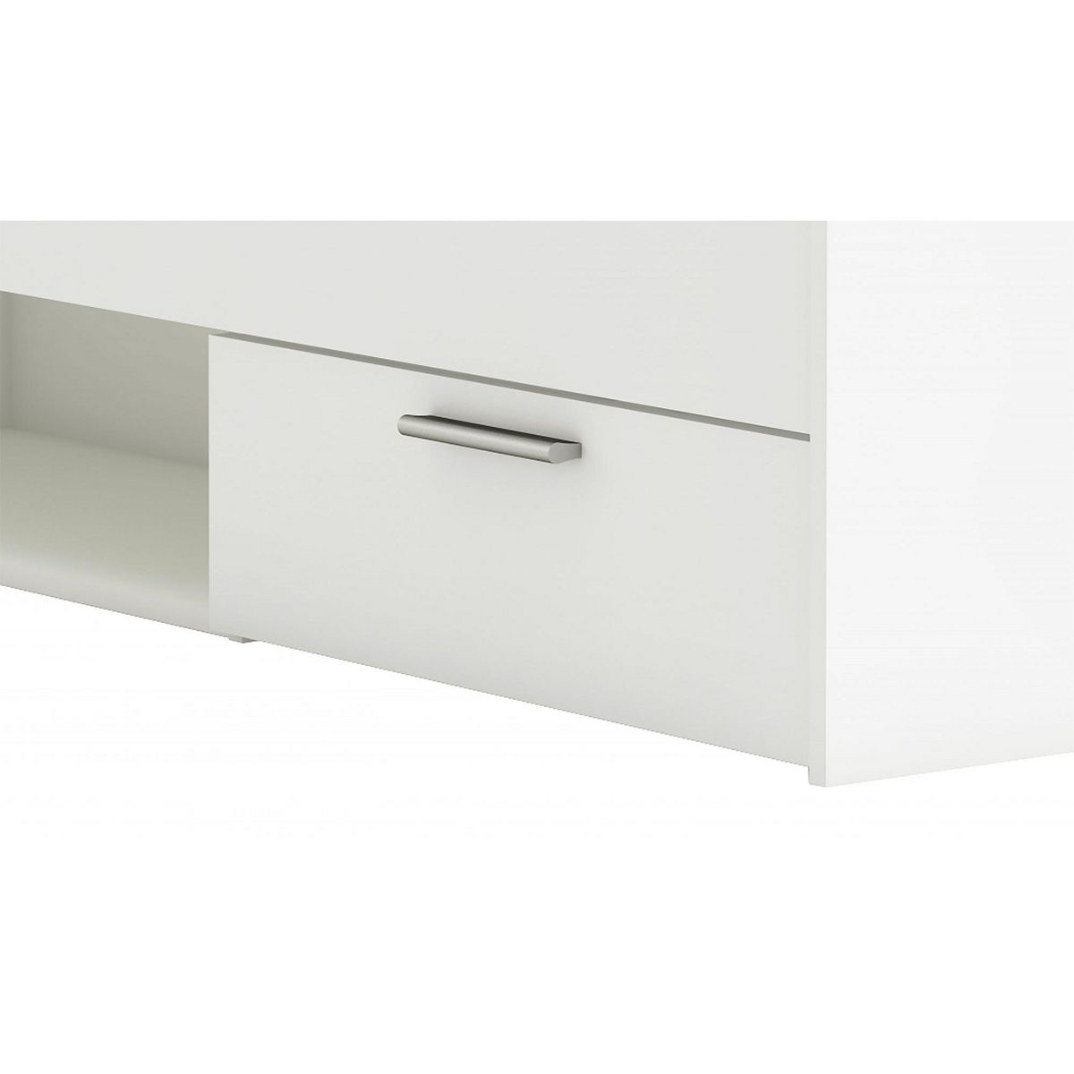 Demeyere Lit adulte 2 tiroirs - MICHIGAN - Blanc - 90 x 200 cm -  DEMEYERE