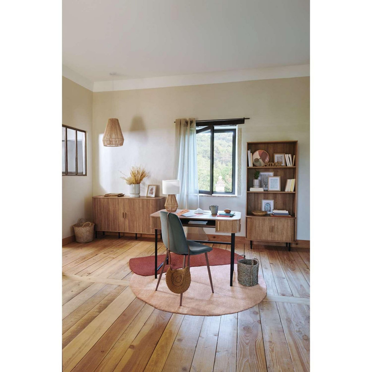 ATMOSPHERA Buffet 2 portes Colva en bois - Marron