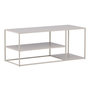 Voir la diapositive 1 : Paris Prix Table Basse Avec Étagères  Staal  120cm Beige