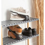 Voir la diapositive 4 : FIVE Range chaussures 3 étagères en bambou et MDF - Gris