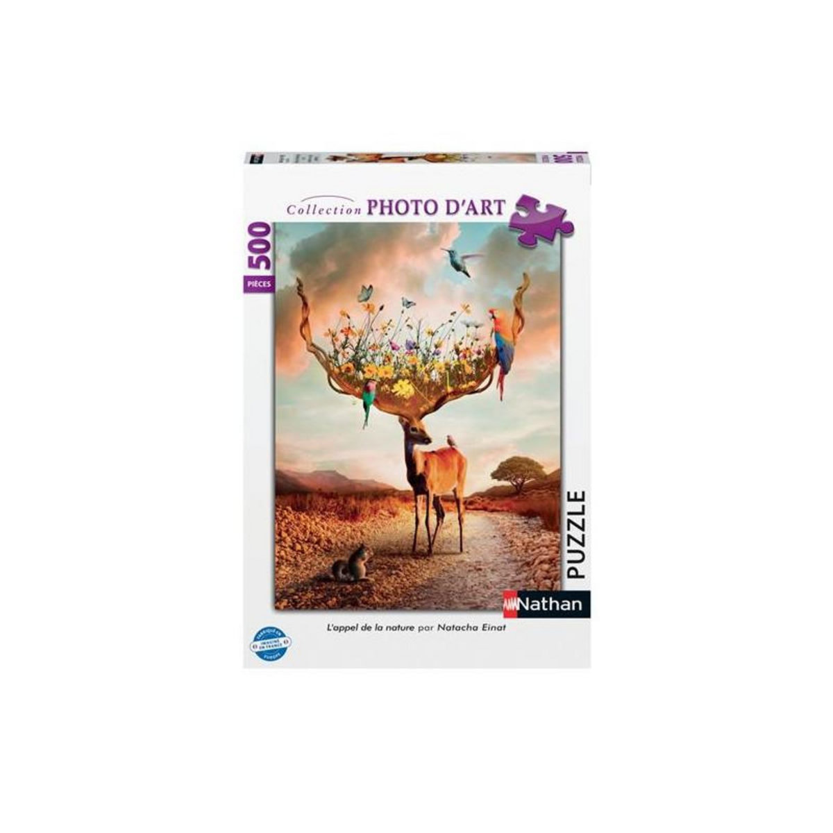 Nathan Puzzle 500 Pièces Nathan L appel de la nature