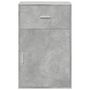 Voir la diapositive 5 : VIDAXL Armoire de rangement gris beton 56,5x39x90 cm bois d'ingenierie