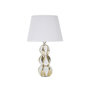 Voir la diapositive 1 : Paris Prix Lampe à Poser Design  Glam Balls  46cm Blanc & Or