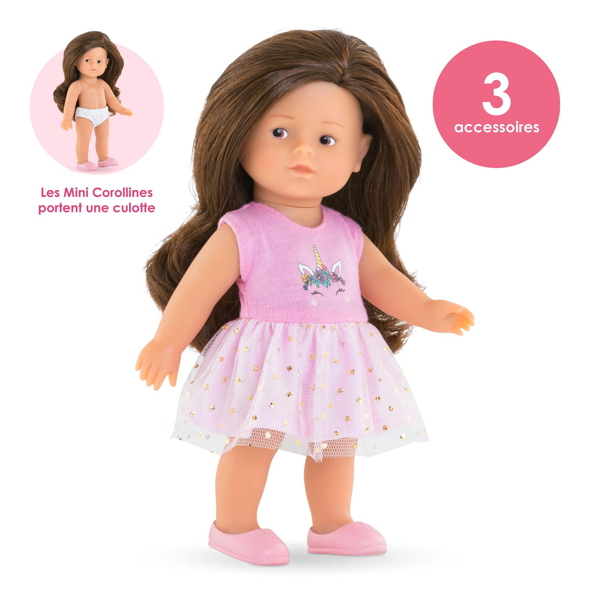 Voir la diapositive 2 : COROLLE Coffret Poupée Mini Corolline Romy Licorne
