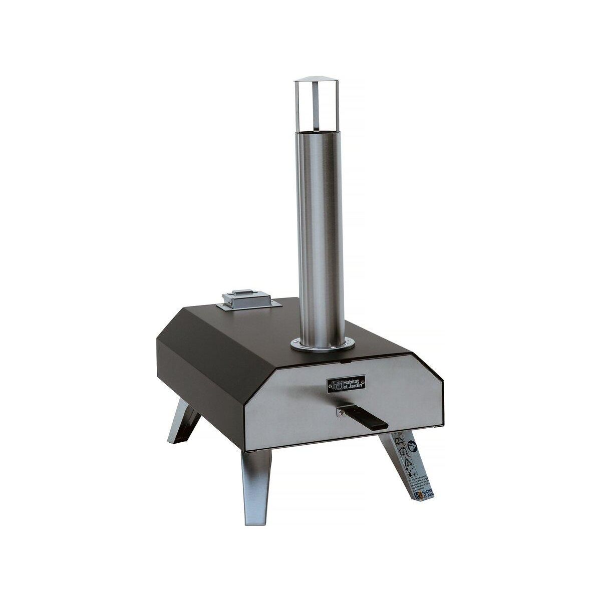 Habitat et Jardin Four a pizza à pellets  Master  - 36 x 54.4 x 71.5 cm