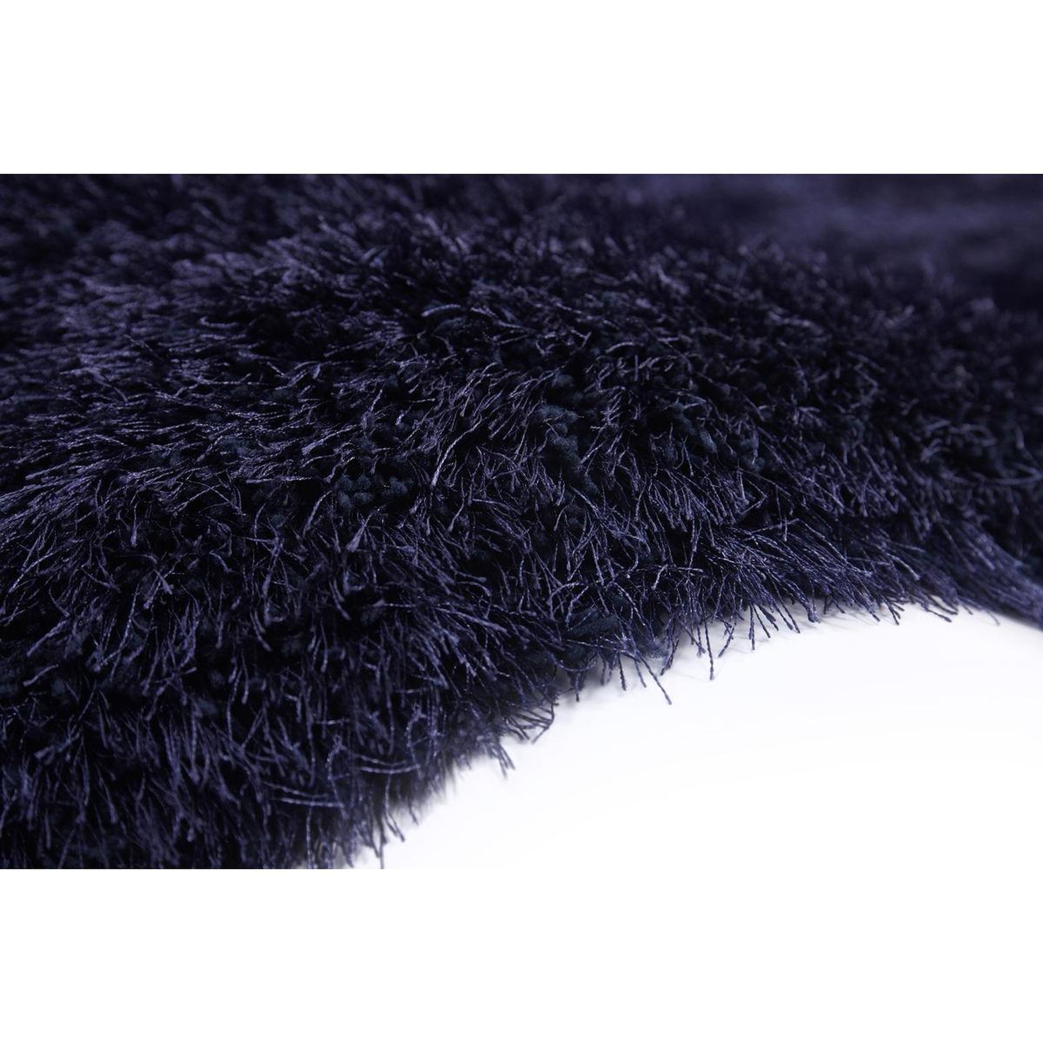 Voir la diapositive 3 : Paris Prix Tapis Shaggy Fait Main  Cosy  Bleu
