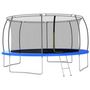Voir la diapositive 1 : VIDAXL Ensemble de trampoline rond 460x80 cm 150 kg