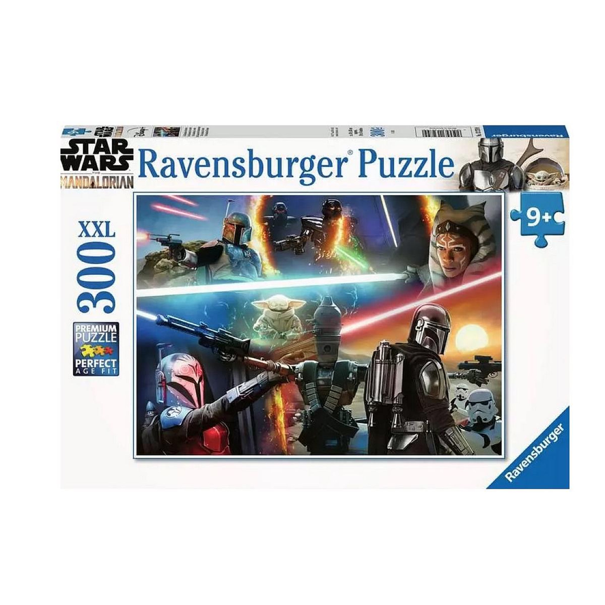 Voir la diapositive 2 : RAVENSBURGER Puzzle 300 p XXL - Feux croises  Star Wars The Mandalorian